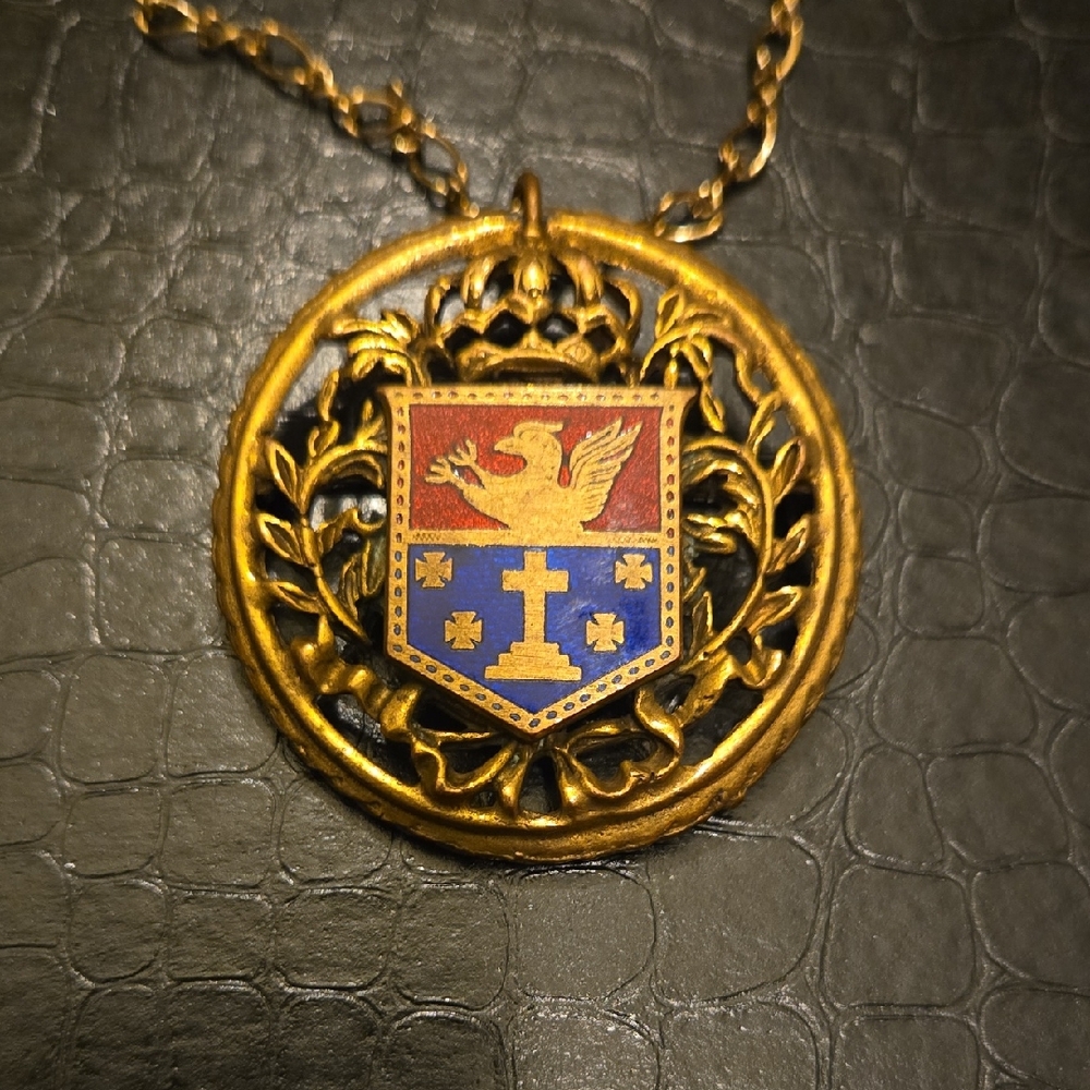 Vintage Reinad Brooch Pendant